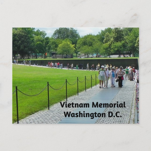 Carte Postale Mémorial de la guerre du Vietnam (Devant)