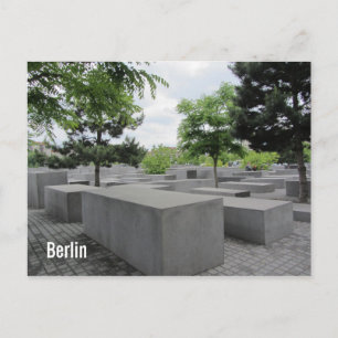 Carte Postale Mémorial de l'Holocauste de Berlin