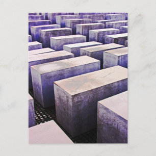 Carte Postale Mémorial de l'Holocauste (Denkmal), Berlin, Mauve