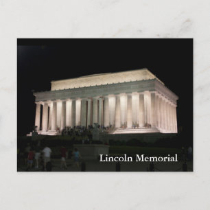 Carte Postale Mémorial de Lincoln