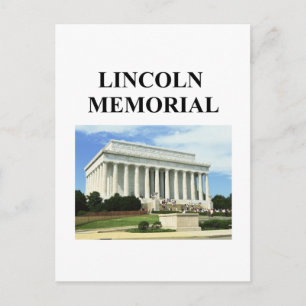 Carte Postale mémorial de lincoln