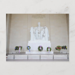 Carte Postale Mémorial de Lincoln.