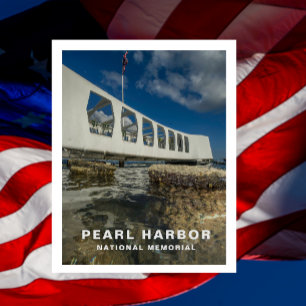 Carte Postale Mémorial de l'USS Arizona, Pearl Harbor, Hawaï