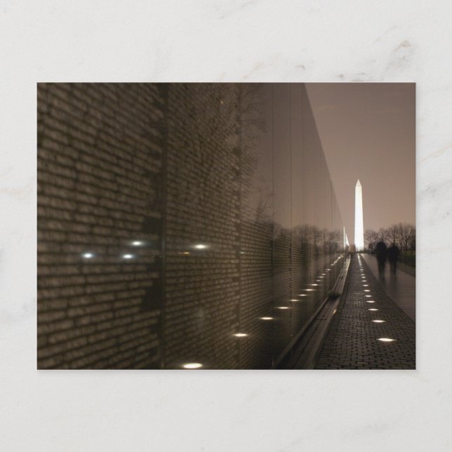 Carte Postale mémorial des vétérans du Vietnam (Devant)