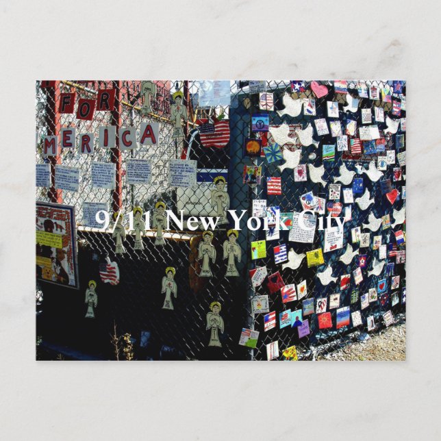 Carte Postale Mémorial du 9/11 (Devant)