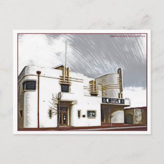 Carte Postale Memorial Hall, Mosman Park