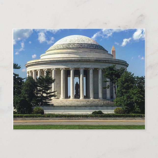 Carte Postale Mémorial Thomas Jefferson Monument de Washington (Devant)