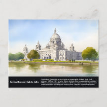 Mémorial victorien Kolkata Peinture à l'aquarelle