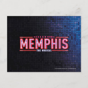 Carte Postale MEMPHIS - Le logo musical