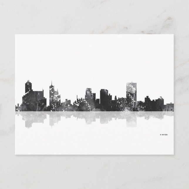 CARTE POSTALE MEMPHIS, LIGNE SKYLINE TENNESSEE (Devant)