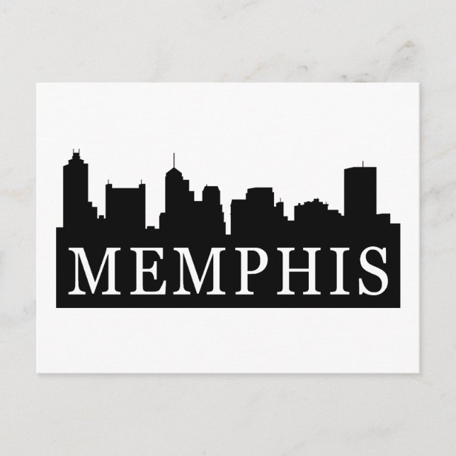 Carte Postale Memphis Skyline (Devant)