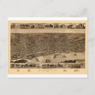 Carte Postale Memphis Tennessee 1887