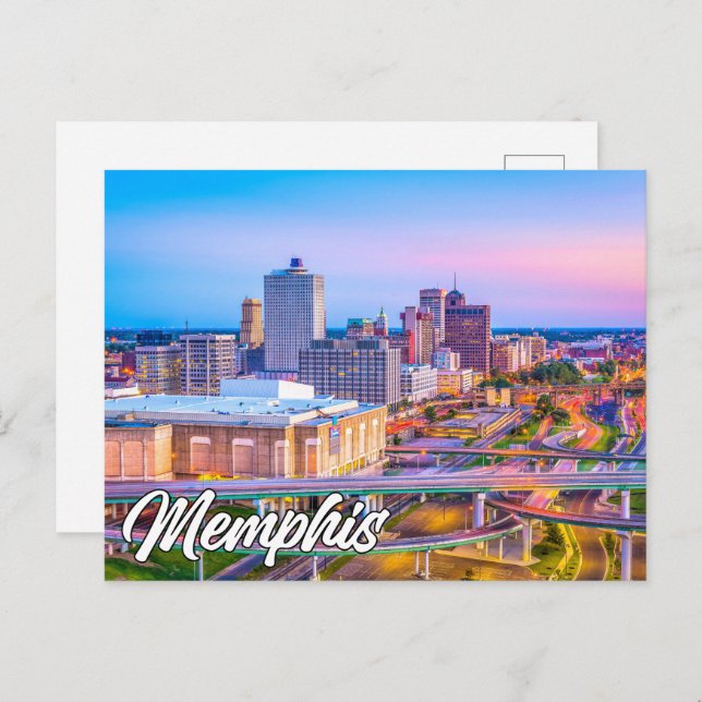 Carte Postale Memphis, Tennessee, États-Unis (Devant / Derrière)