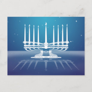 Carte Postale Menorah