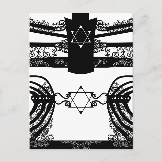 Carte Postale Menorah (Devant)