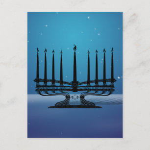 Carte Postale Menorah