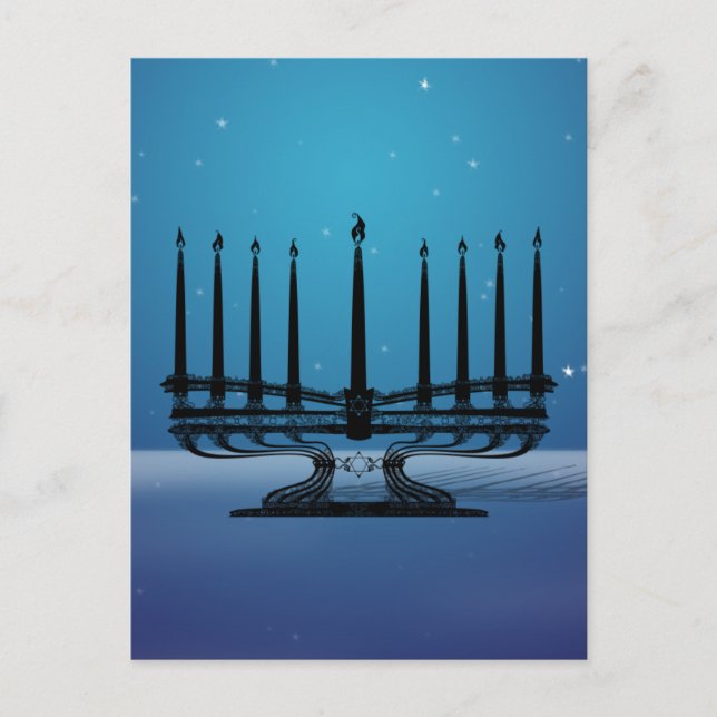 Carte Postale Menorah (Devant)