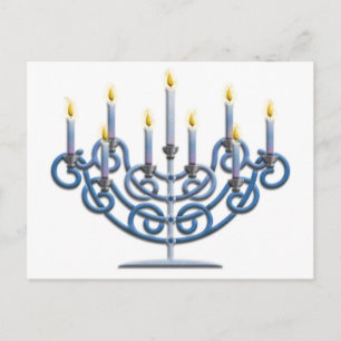 Carte Postale Menorah