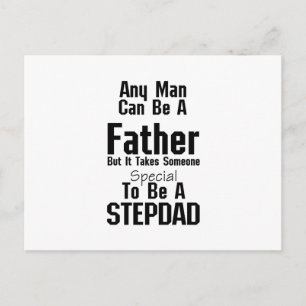 Carte Postale Mens Stepdad Dads Cadeaux Stepdad Grand-père