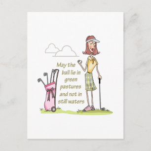 CARTE POSTALE MENSONGE DANS LES PASTURES VERTES