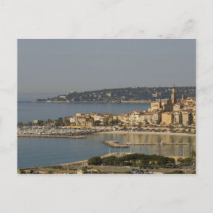 Carte Postale Menton, Côte d'Azur.
