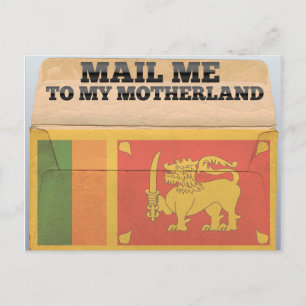Carte Postale M'envoyer par courrier au Sri Lanka