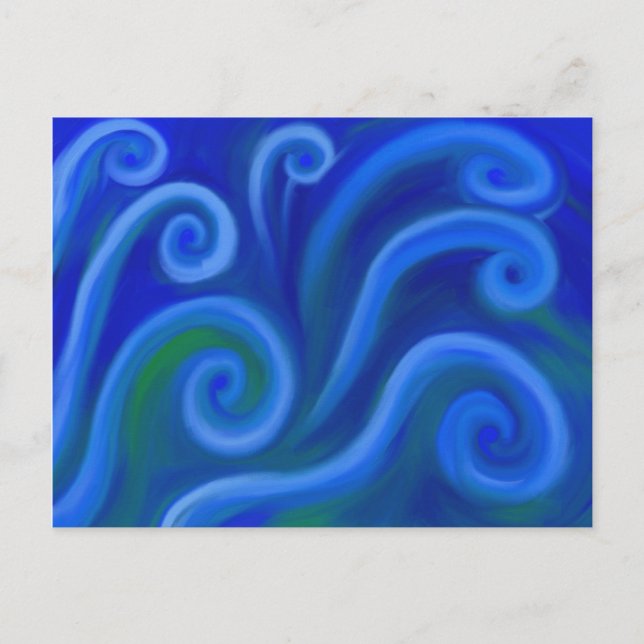 Carte Postale Mer agitée (Devant)