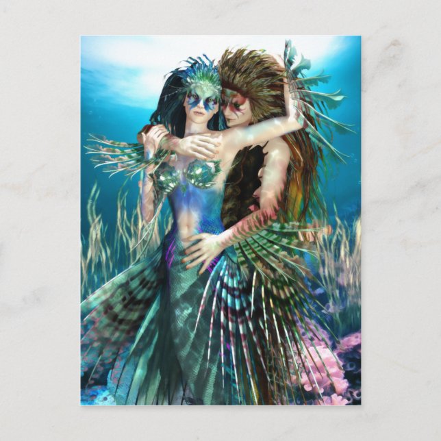 Carte postale Mer d'amour et de beauté (Devant)