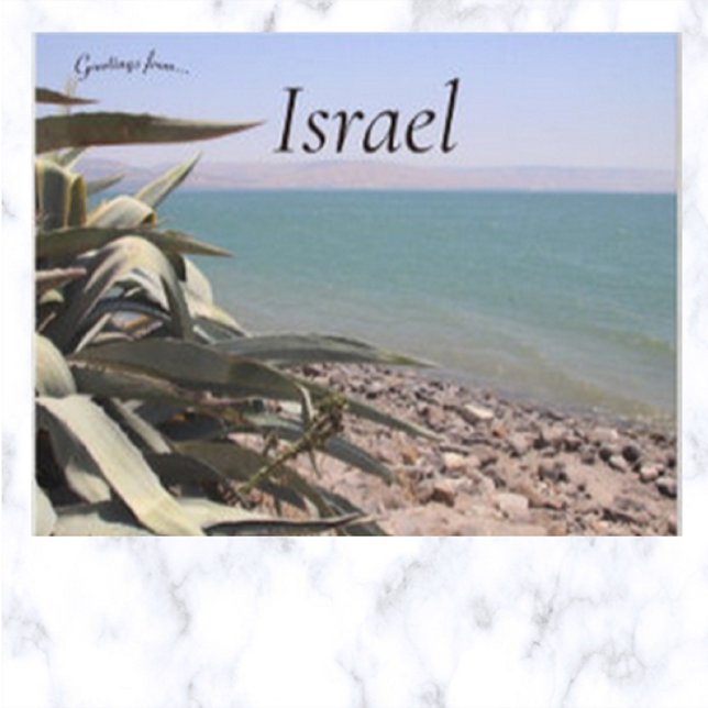 Carte Postale Mer de Galilée Capernaüm Israël (Créateur téléchargé)
