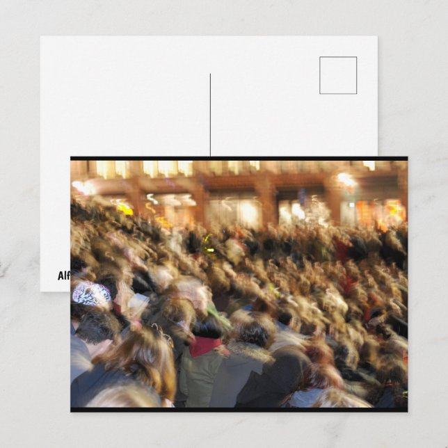 Carte Postale Mer de Protestation (Devant / Derrière)