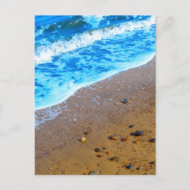 Carte Postale Mer et sable (Devant)