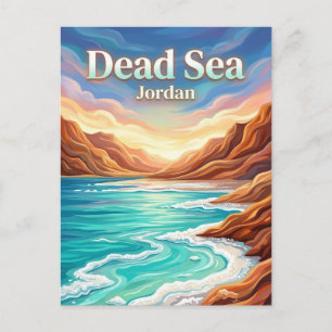 Carte Postale Mer Morte Jordanie
