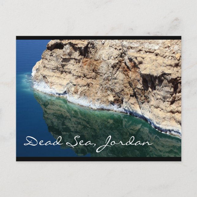 Carte Postale mer morte jordanie (Devant)
