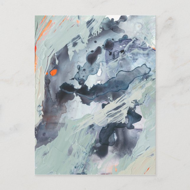 Carte Postale Mer polyphonique - Bleu (Devant)