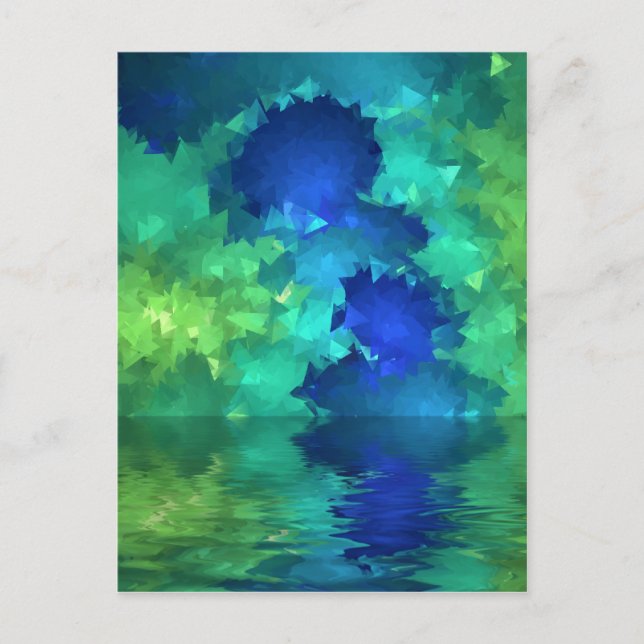 Carte Postale Mer verte (Devant)