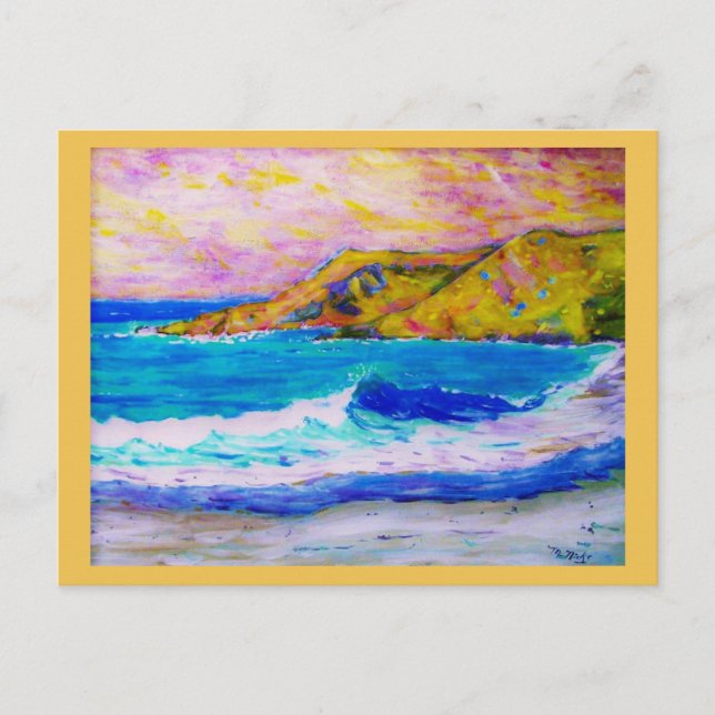 Carte Postale mer zen (Devant)