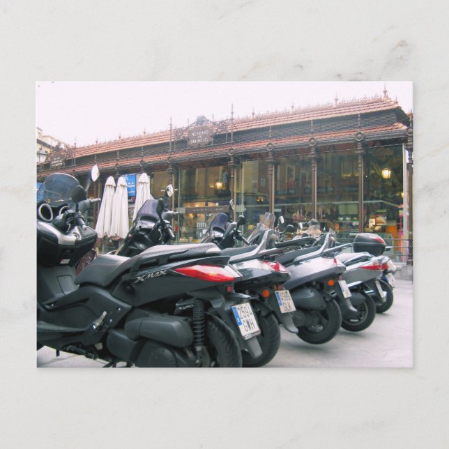Carte Postale Mercado de San Miguel - Madrid, Espagne (Devant)