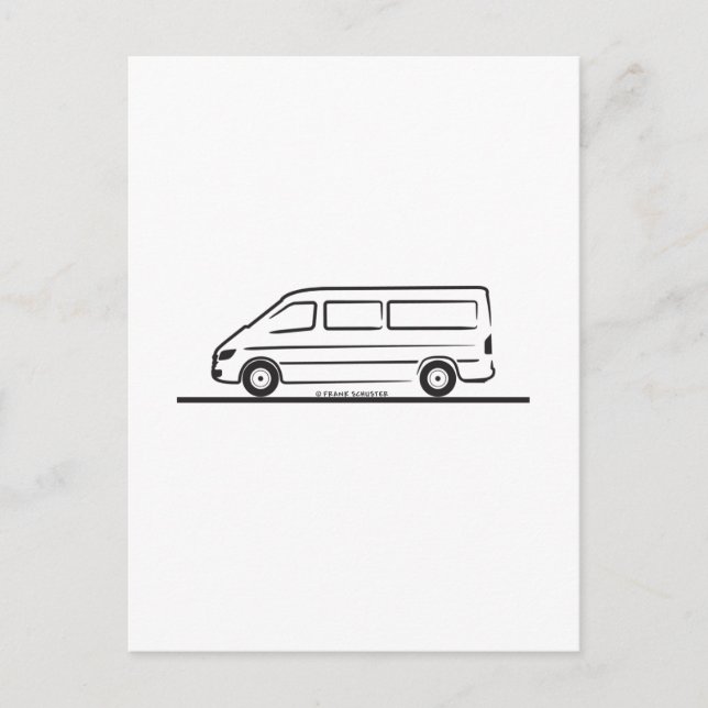 Carte Postale Mercedes Sprinter (Devant)