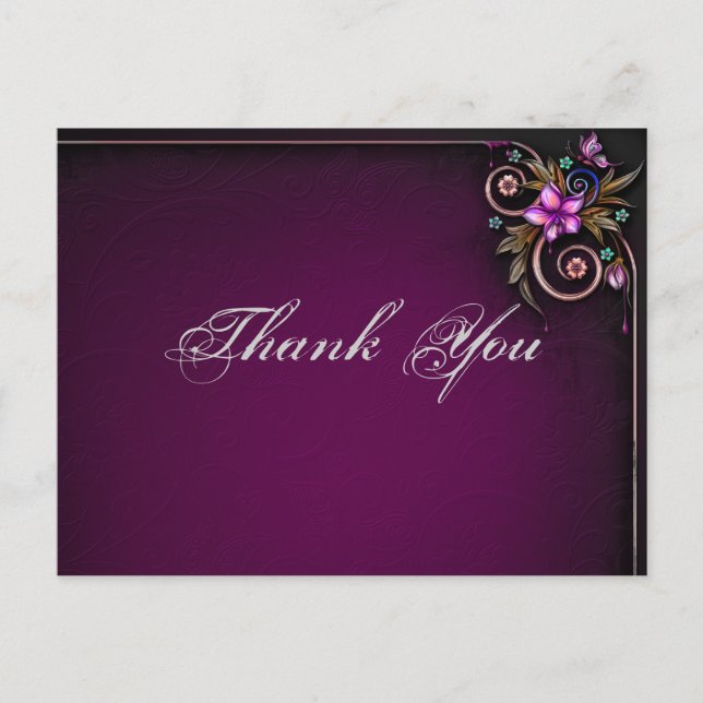 Carte postale Merci (Devant)