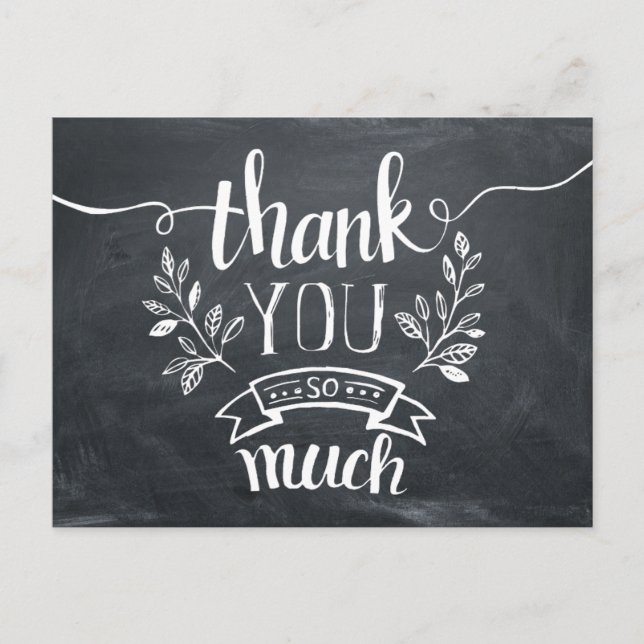 Carte postale Merci (Devant)