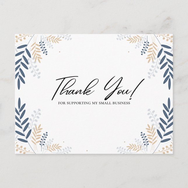 Carte Postale Merci! (Devant)