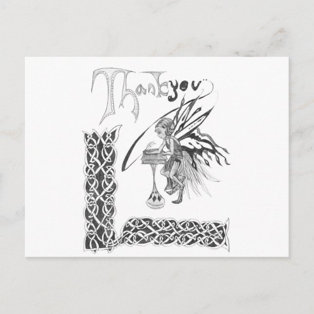 Carte postale Merci (Devant)