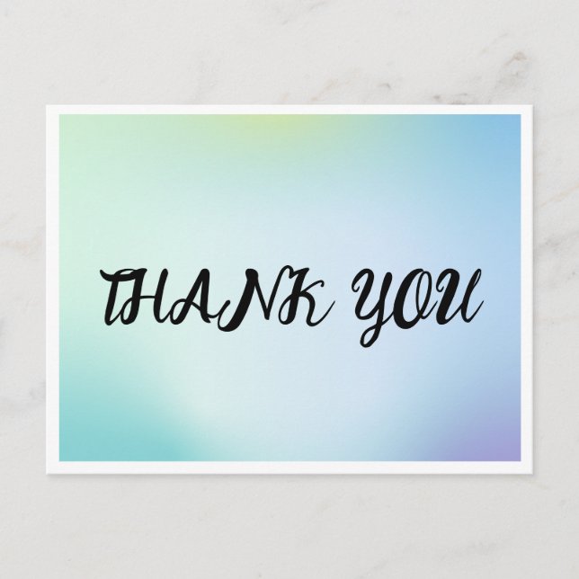 Carte Postale Merci  (Devant)