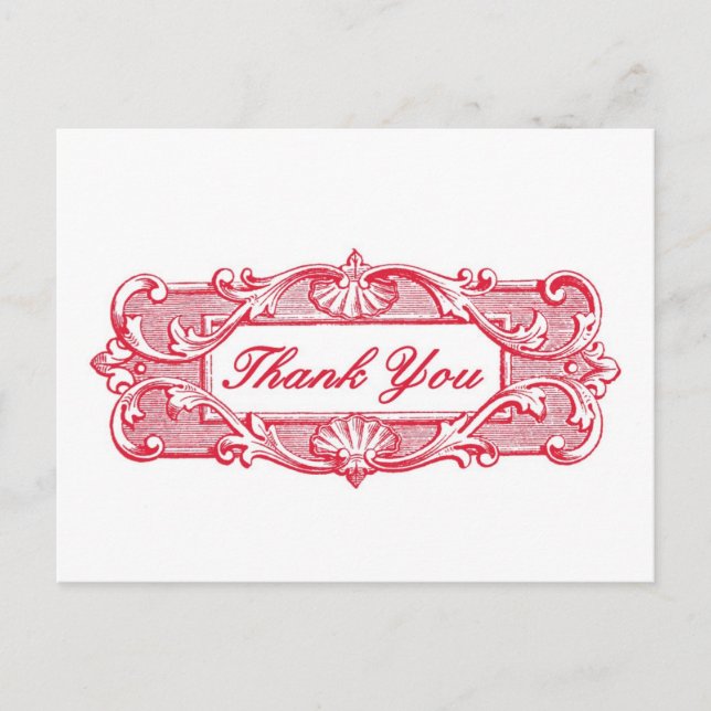 Carte postale Merci (Devant)