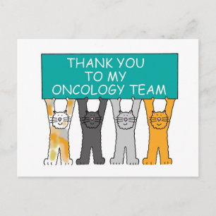 Carte Postale Merci À L'Équipe D'Oncologie Ovarienne, Cartoon Ca