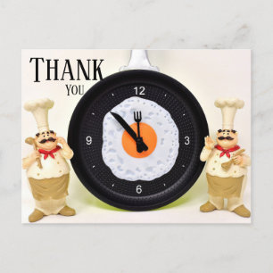 Carte Postale Merci au service.