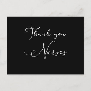 Carte Postale Merci aux infirmières. Cadeau d'appréciation des i