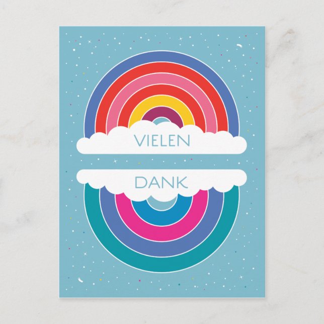 Carte Postale Merci beaucoup (Devant)