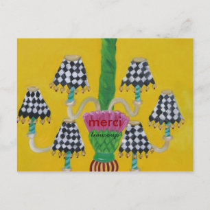 Carte Postale merci beaucoup