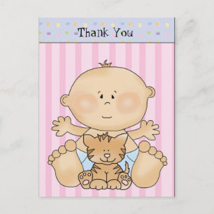 Carte postale Merci bébé